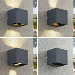 Lindby Zavier LED udendørs væglampe