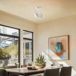 Lindby-spot Jyla, hvid, 2.700 K, 2-lys, GX53