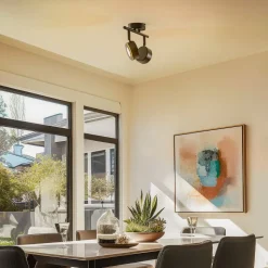 Lindby-spot Jyla, sort, 2.700 K, 2-lys, GX53