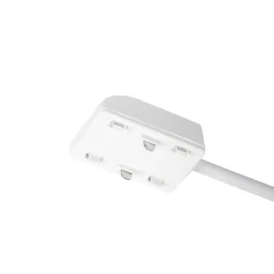 Lindby-stik Lumaro, kabellængde 54 cm, hvid, PVC