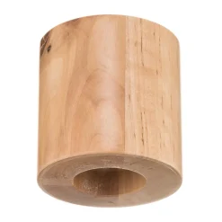 Loftlampe Ara som cylinder af træ