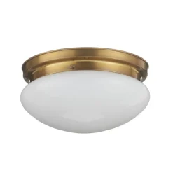 Loftlampe Arian i messing, 30 cm