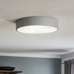 Loftlampe Cleo 400, Ø 40 cm grå