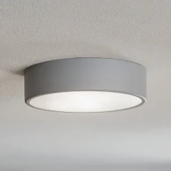Loftlampe Cleo 300, Ø 30 cm grå