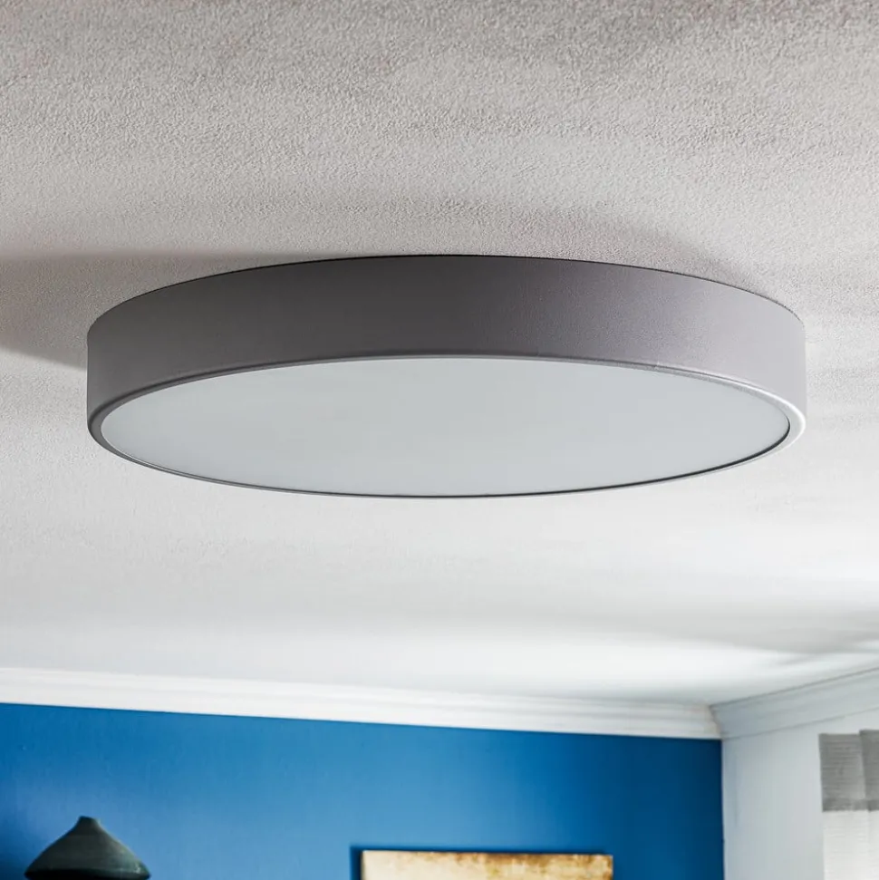 Loftlampe Cleo 600, Ø 60 cm grå