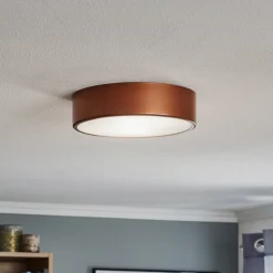 Loftlampe Cleo 300, Ø 30 cm kobber