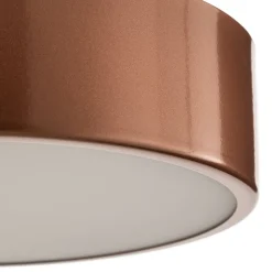Loftlampe Cleo 300, Ø 30 cm kobber