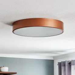 Loftlampe Cleo 500, Ø 50 cm kobber