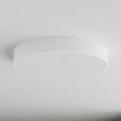 Loftlampe Cleo, Ø 50 cm, IP54, hvid, metal, E27