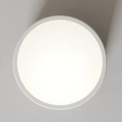 Loftlampe Cleo, Ø 20 cm, IP20, hvid, metal, E27