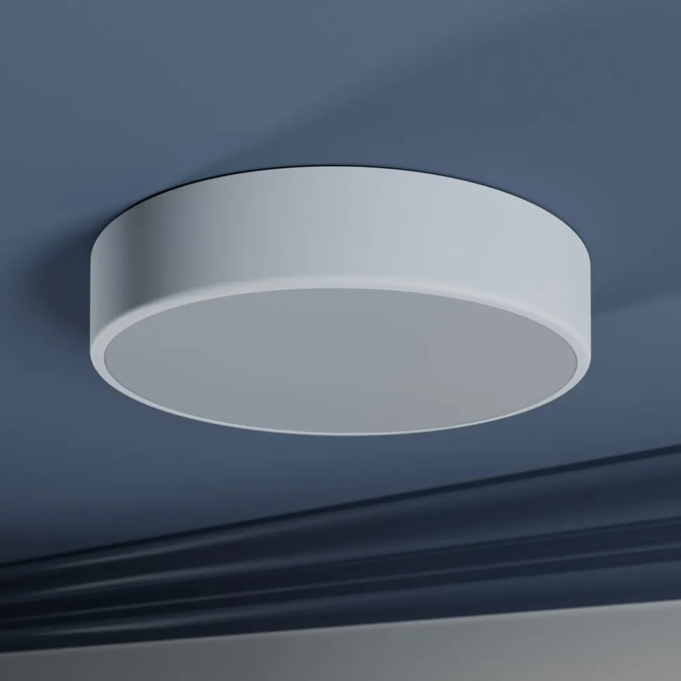 Loftlampe Cleo, Ø 40 cm, IP20, hvid, metal, E27