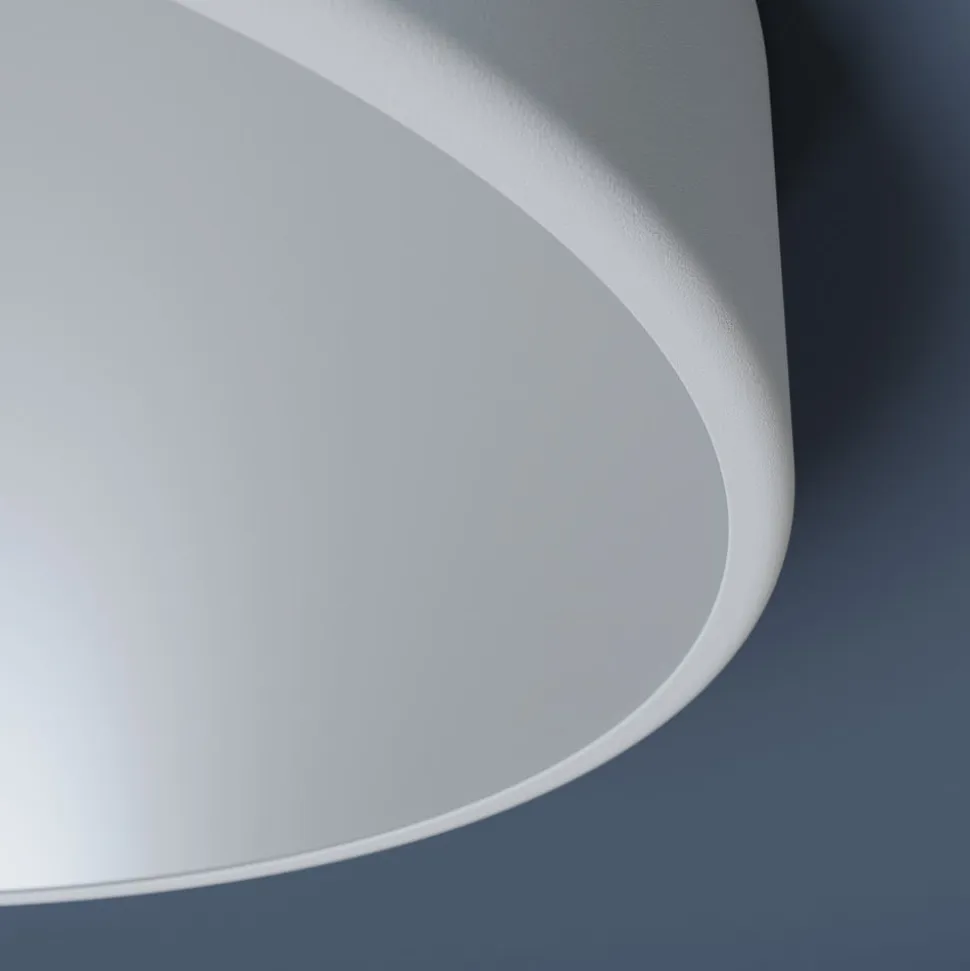 Loftlampe Cleo, Ø 40 cm, IP20, hvid, metal, E27