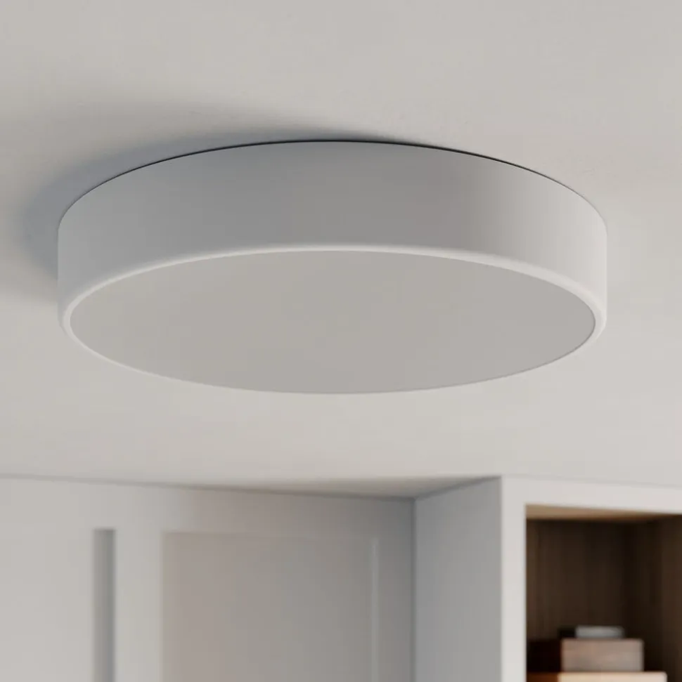 Loftlampe Cleo, Ø 50 cm, IP20, hvid, metal, E27