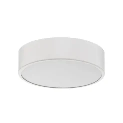 Loftlampe Cleo, Ø 30 cm, IP20, hvid, metal, E27