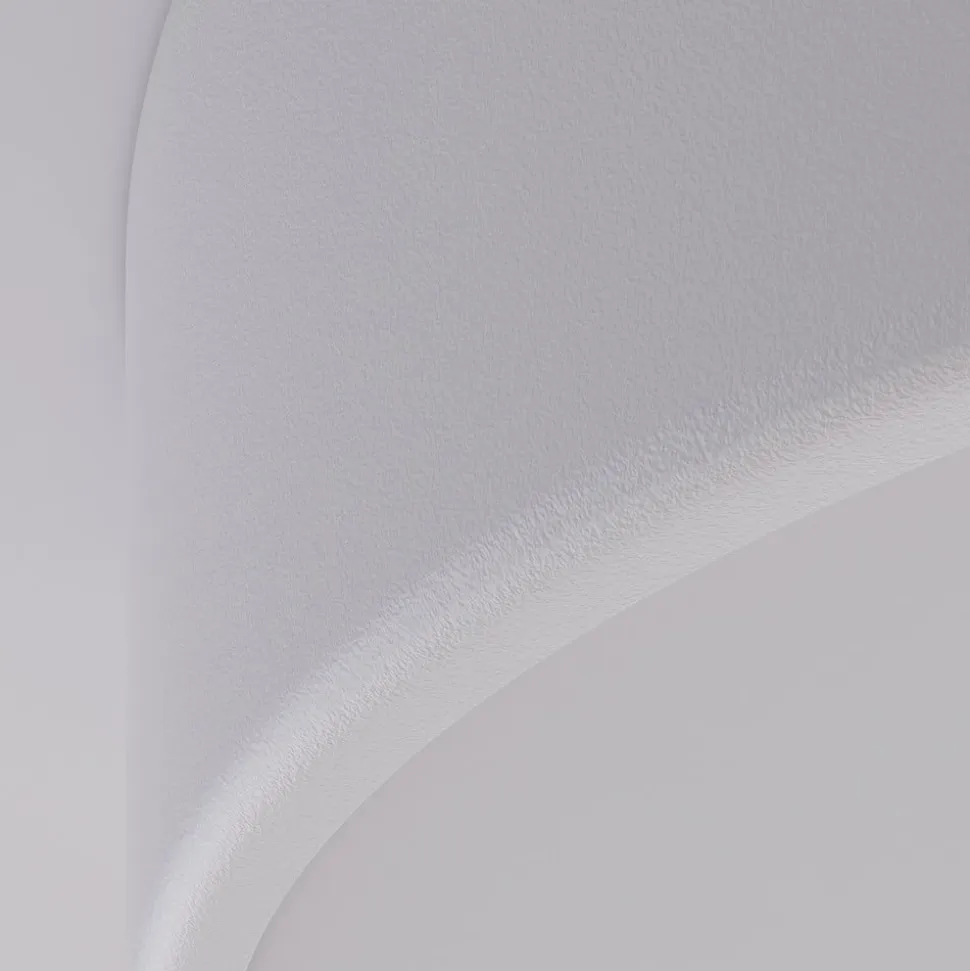 Loftlampe Cleo, Ø 30 cm, IP20, hvid, metal, E27