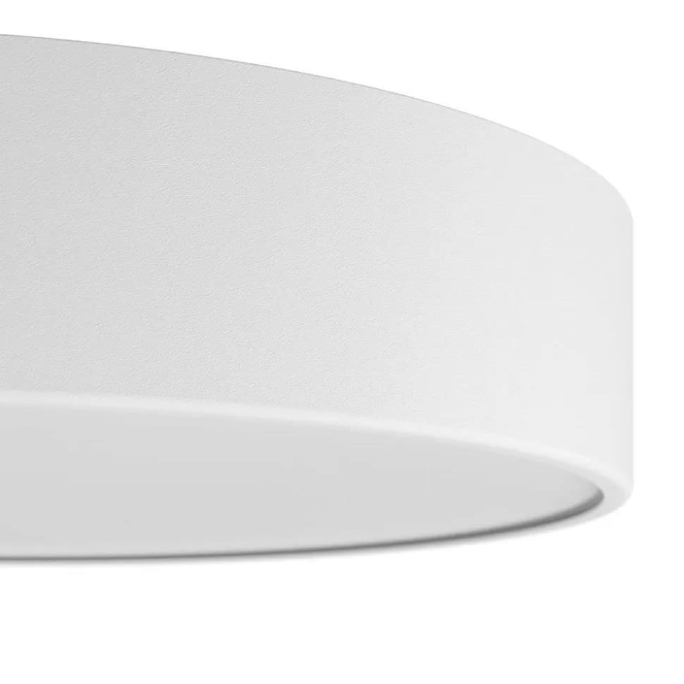 Loftlampe Cleo, Ø 20 cm, IP54, hvid, metal, E27