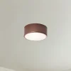 Loftlampe Cleo, Ø 20 cm, IP54, kobberfarvet, metal, E27