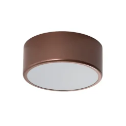 Loftlampe Cleo, Ø 20 cm, IP54, kobberfarvet, metal, E27