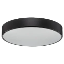 Loftlampe Cleo, Ø 50 cm, IP20, sort, metal, E27