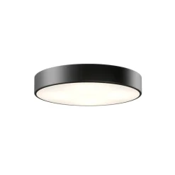 Loftlampe Cleo, Ø 50 cm, IP20, sort, metal, E27