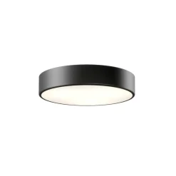 Loftlampe Cleo, Ø 40 cm, IP20, sort, metal, E27