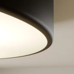 Loftlampe Cleo, Ø 40 cm, IP20, sort, metal, E27