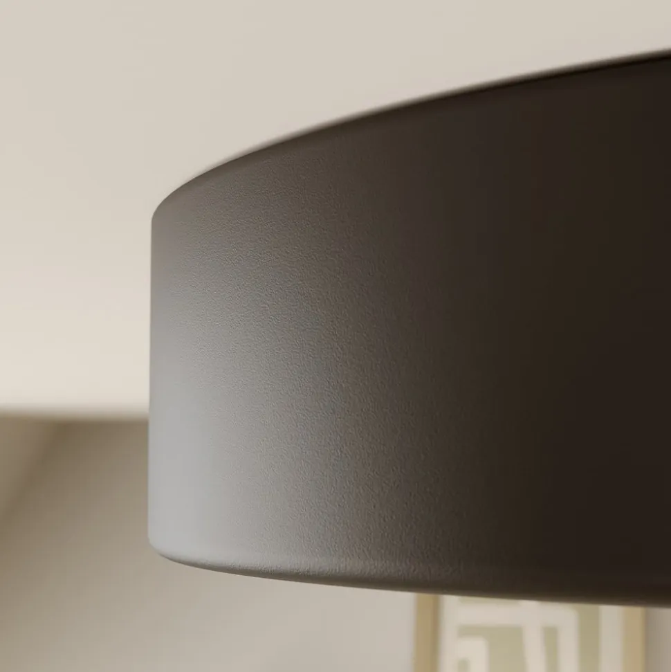 Loftlampe Cleo, Ø 40 cm, IP20, sort, metal, E27