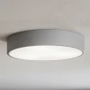 Loftlampe Cleo 400, grå, sensor, IP20, Ø 40 cm, metal