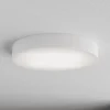Loftlampe Cleo 500, hvid, sensor, IP54, Ø 50 cm, metal