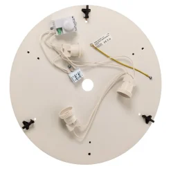 Loftlampe Cleo 400, hvid, sensor, IP20, Ø 40 cm, metal