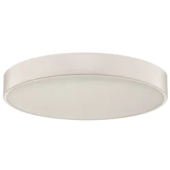 Loftlampe Cleo 600, hvid, sensor, IP20, Ø 60 cm, metal