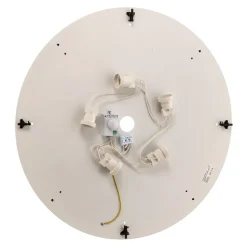 Loftlampe Cleo 600, hvid, sensor, IP20, Ø 60 cm, metal