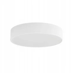 Loftlampe Cleo 400, hvid, sensor, IP54, Ø 40 cm, metal