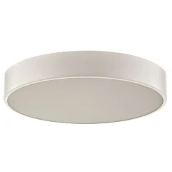 Loftlampe Cleo 500, hvid, sensor, IP20, Ø 50 cm, metal