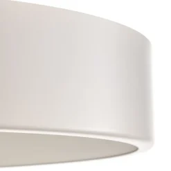 Loftlampe Cleo 500, hvid, sensor, IP20, Ø 50 cm, metal