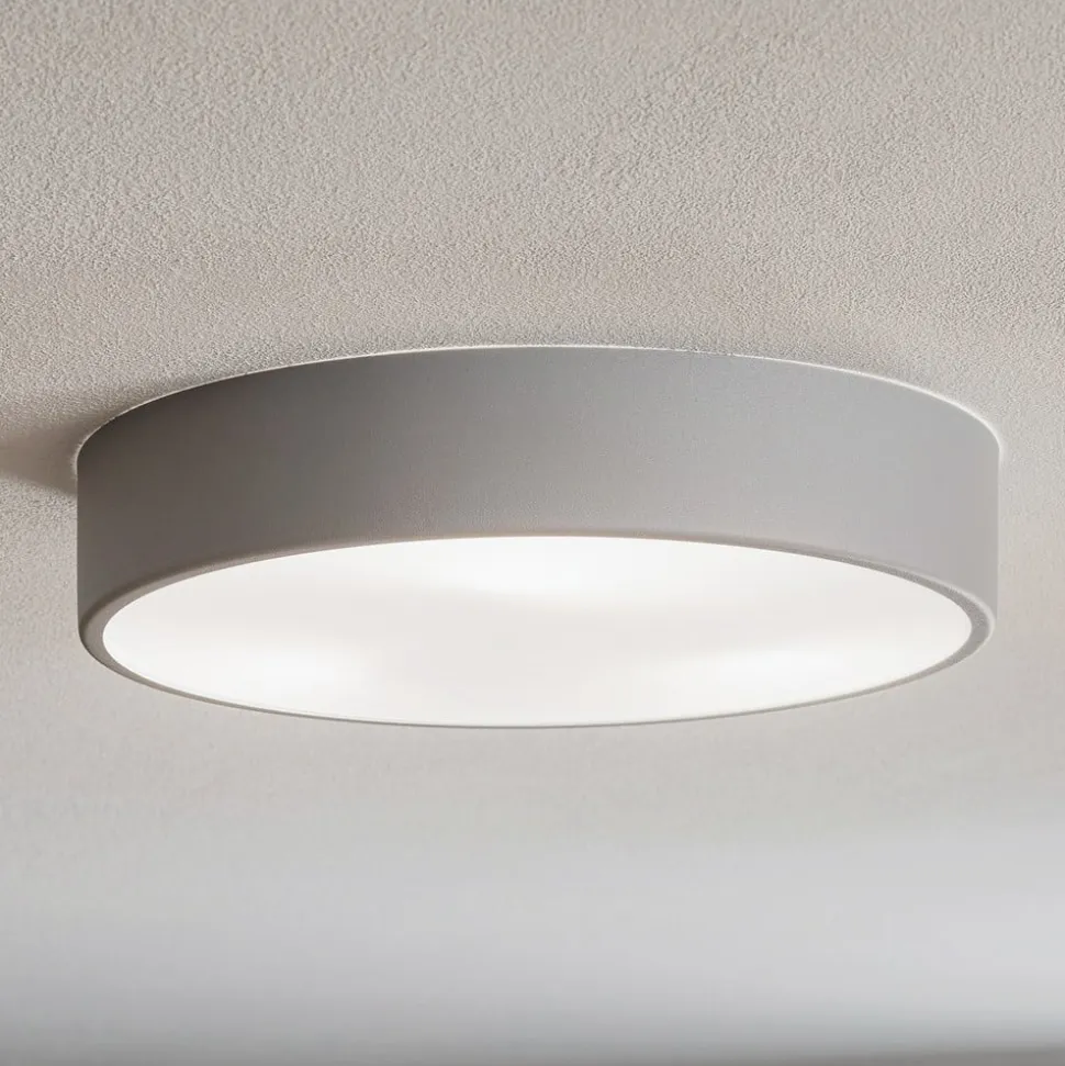 Loftlampe Cleo 400, IP54, Ø 40 cm grå