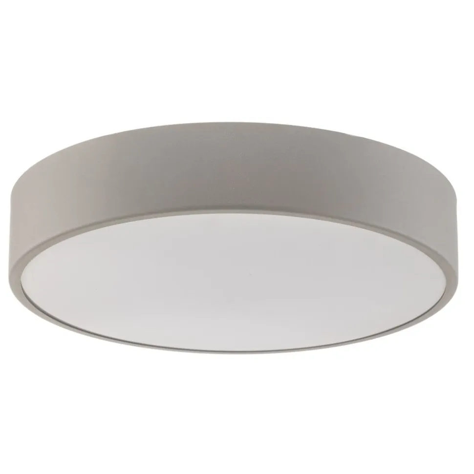 Loftlampe Cleo 400, IP54, Ø 40 cm grå