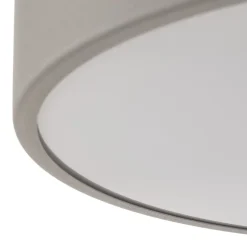 Loftlampe Cleo 400, IP54, Ø 40 cm grå