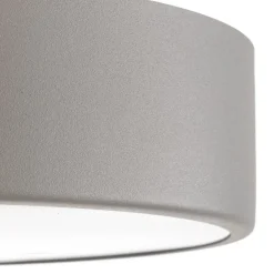 Loftlampe Cleo 300, IP54, Ø 30 cm grå