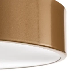 Loftlampe Cleo 400, IP54, Ø 40 cm guld