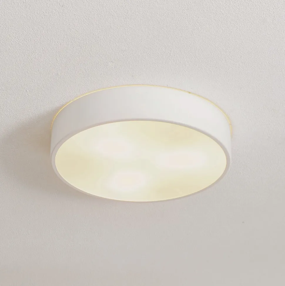 Loftlampe Cleo 400, IP54, Ø 40 cm hvid