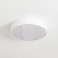 Loftlampe Cleo 400, IP54, Ø 40 cm hvid