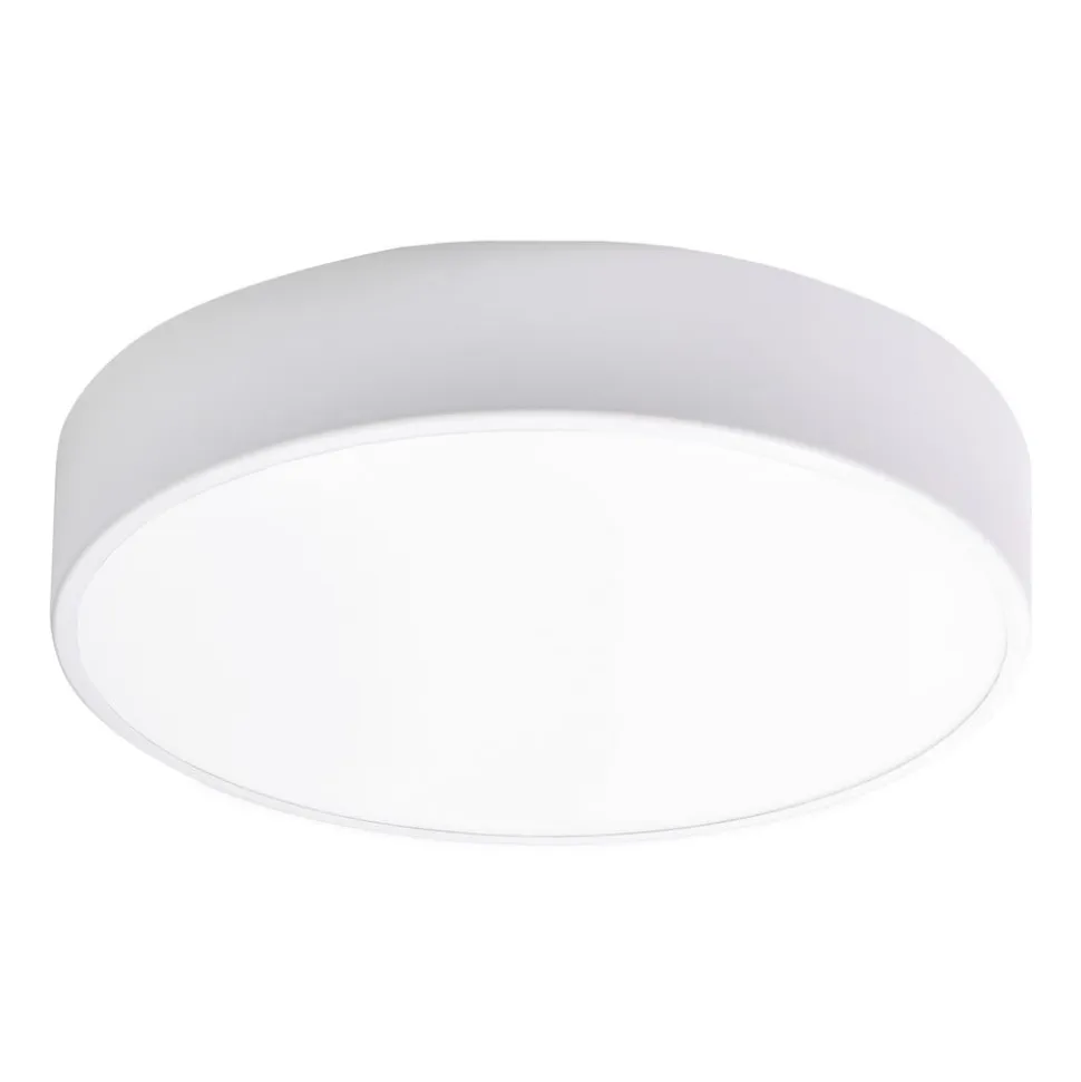 Loftlampe Cleo 400, IP54, Ø 40 cm hvid