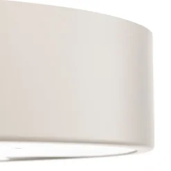 Loftlampe Cleo 400, IP54, Ø 40 cm hvid