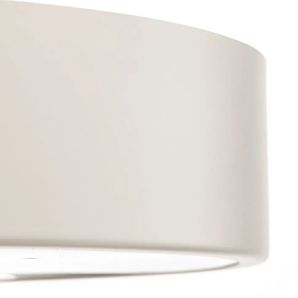 Loftlampe Cleo 400, IP54, Ø 40 cm hvid