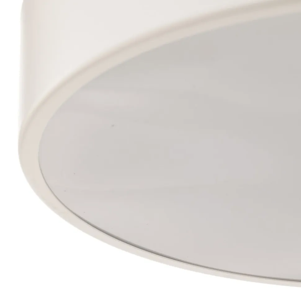 Loftlampe Cleo 400, IP54, Ø 40 cm hvid