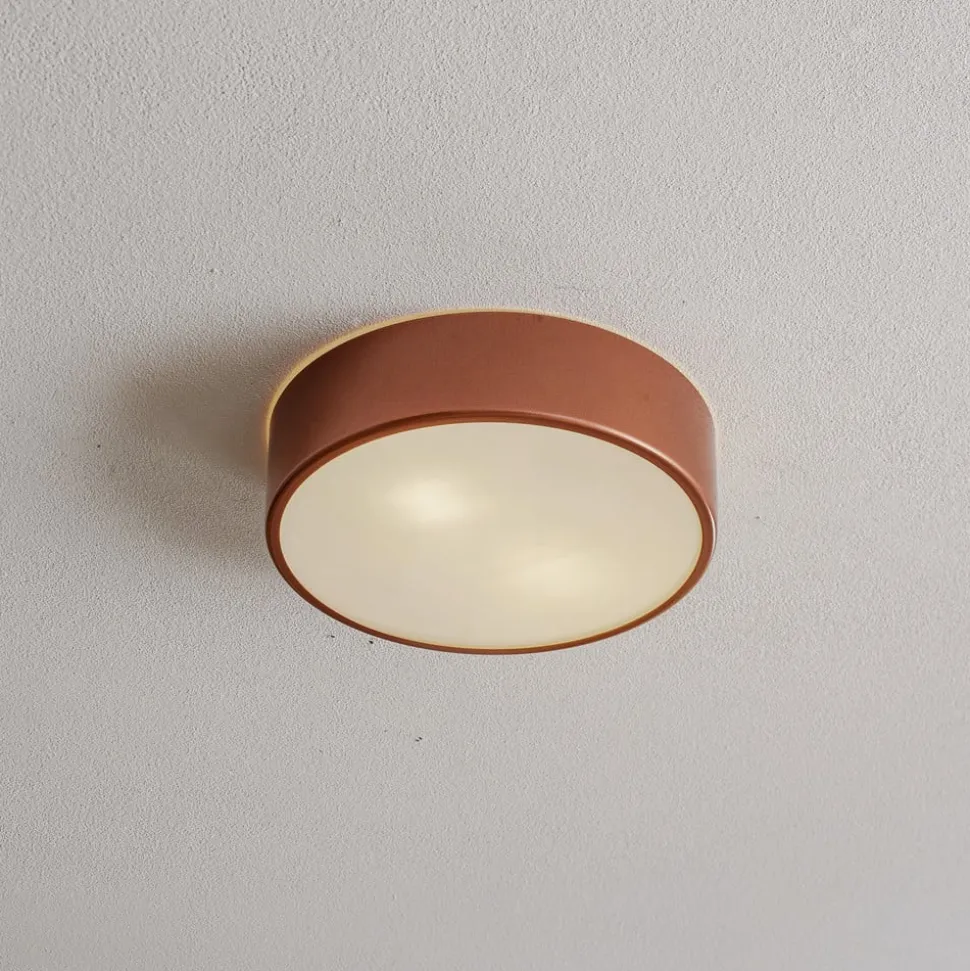 Loftlampe Cleo 300, IP54, Ø 30 cm kobber