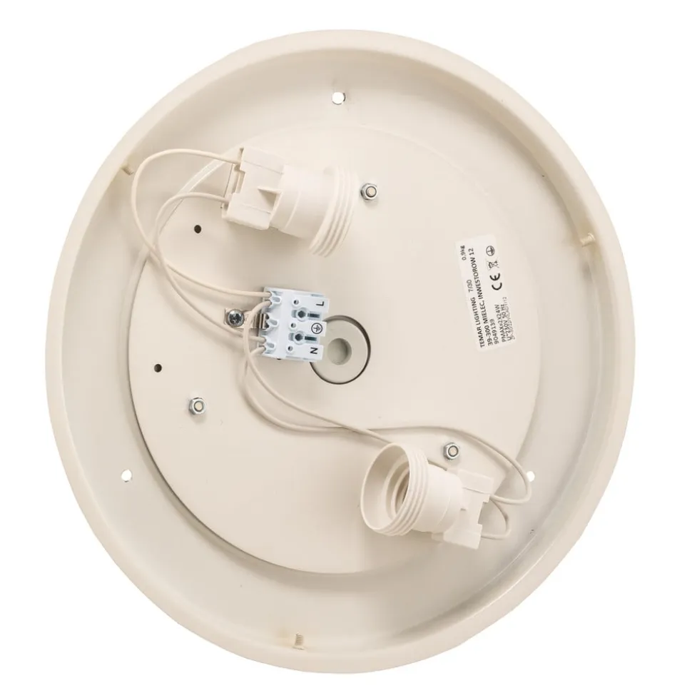 Loftlampe Cleo 300, IP54, Ø 30 cm kobber