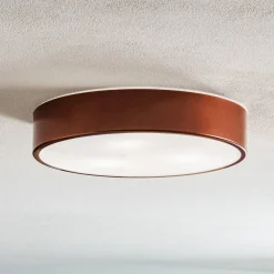 Loftlampe Cleo 400, IP54, Ø 40 cm kobber