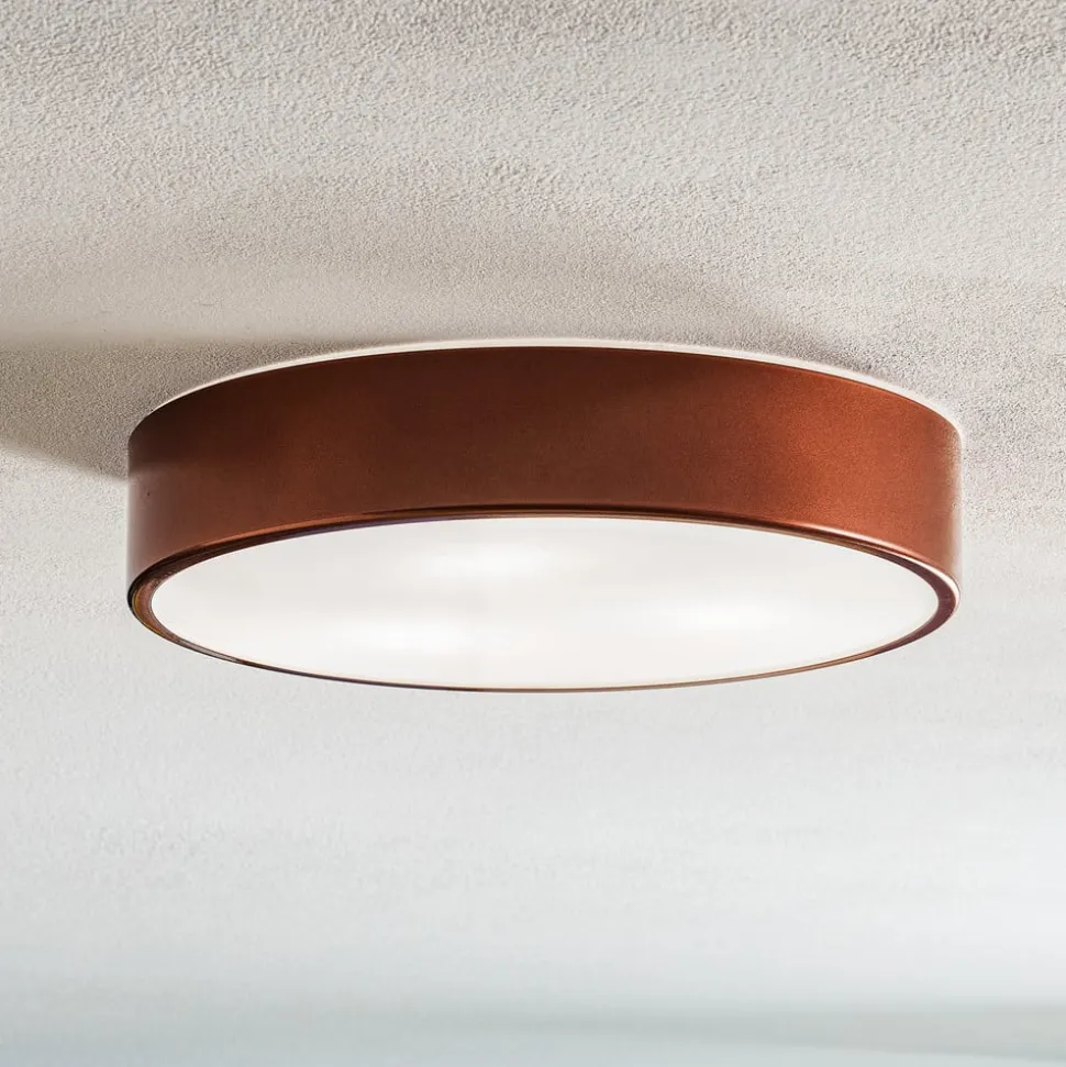 Loftlampe Cleo 400, IP54, Ø 40 cm kobber